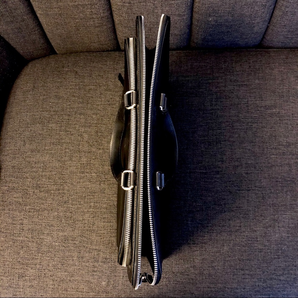 Prada Unisex Briefcase Borsa Viaggio Nero - Picture 6 of 8